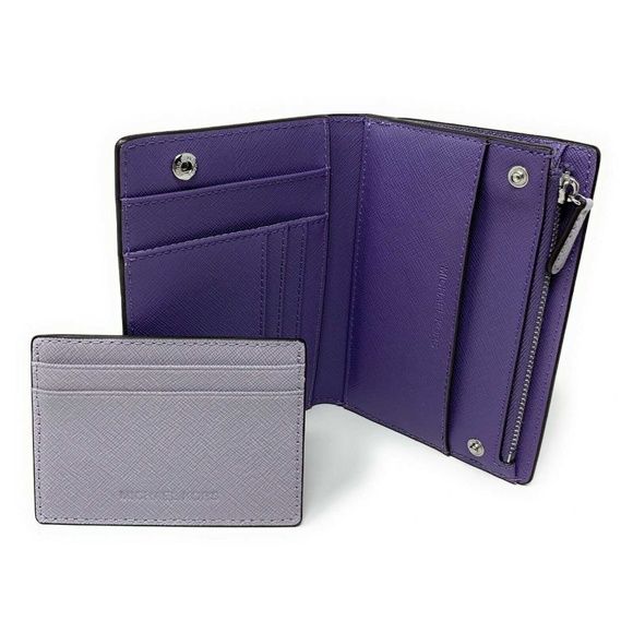 Michael Kors Jet Set Travel 2 In 1 Wallet Lilac - Picture 5 of 6